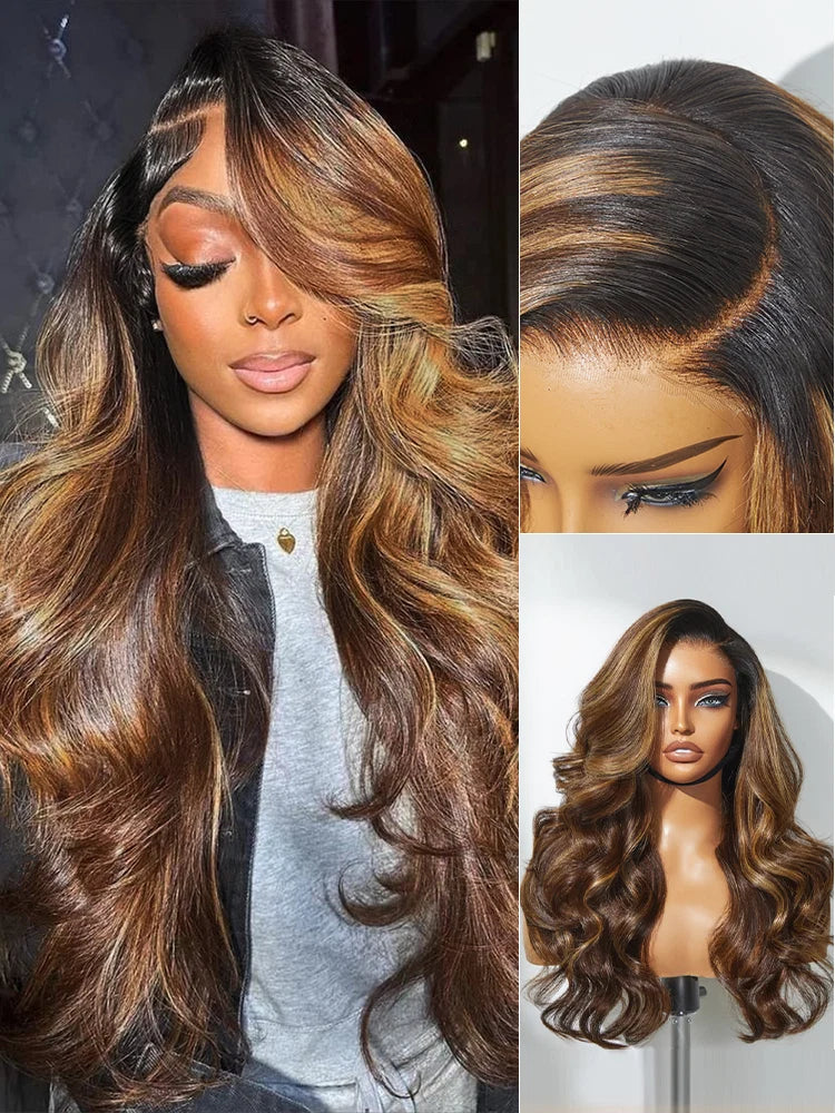 MYA All-Day Comfort™ Wig 180% Density Honey Golden Blonde Loose Body Wave 7x6 Closure HD Lace Human Hair Wig Pre-Cut Lace6
