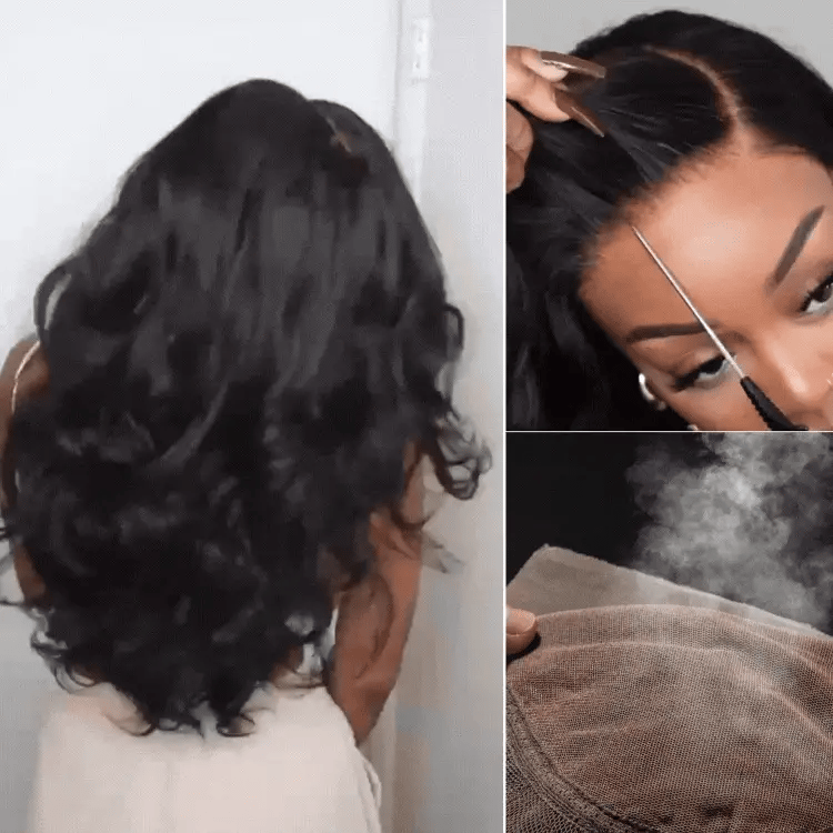 MYA AiryFit™ Scalp Care Wigs - Deep Parting Loose Body Wave Human Hair Wig 11x6 Frontal HD Lace Glueless Wig4