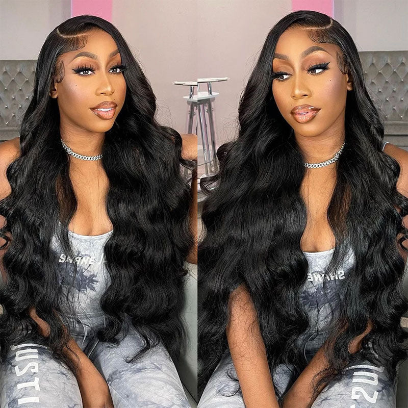 MYA Body Wave 13x6 Lace Front HD Transparent Lace Human Hair Wig Flash Sale2