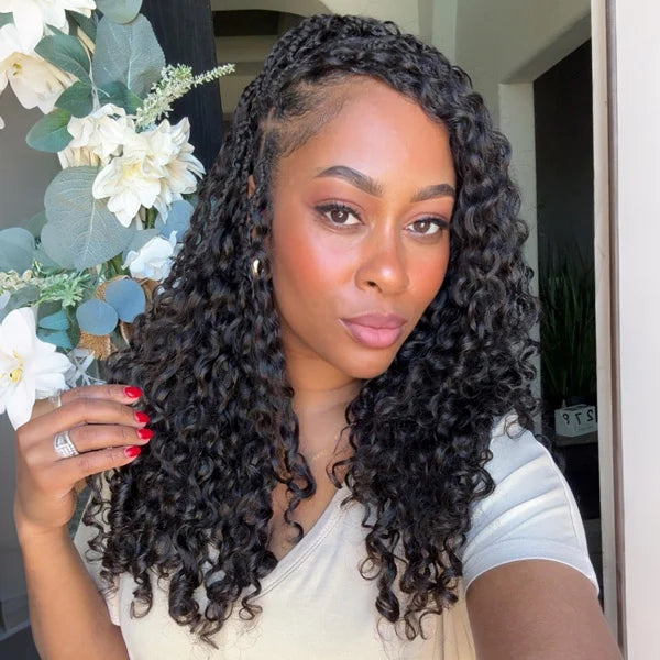 MYA Premium Burmese Curly Crochet Human Hair Soft Defined Curls Natural Looking For Everyday Glam1