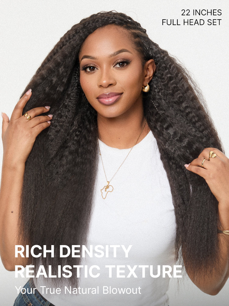 MYA Miracle Knots Crochet Hair Kinky Straight for Boho Braids | Crochet Weaves | Fulani Braids | Twists Pre-Separated Lightweight Full & Soft Pre-Looped Human Hair Extensions Protective Style6