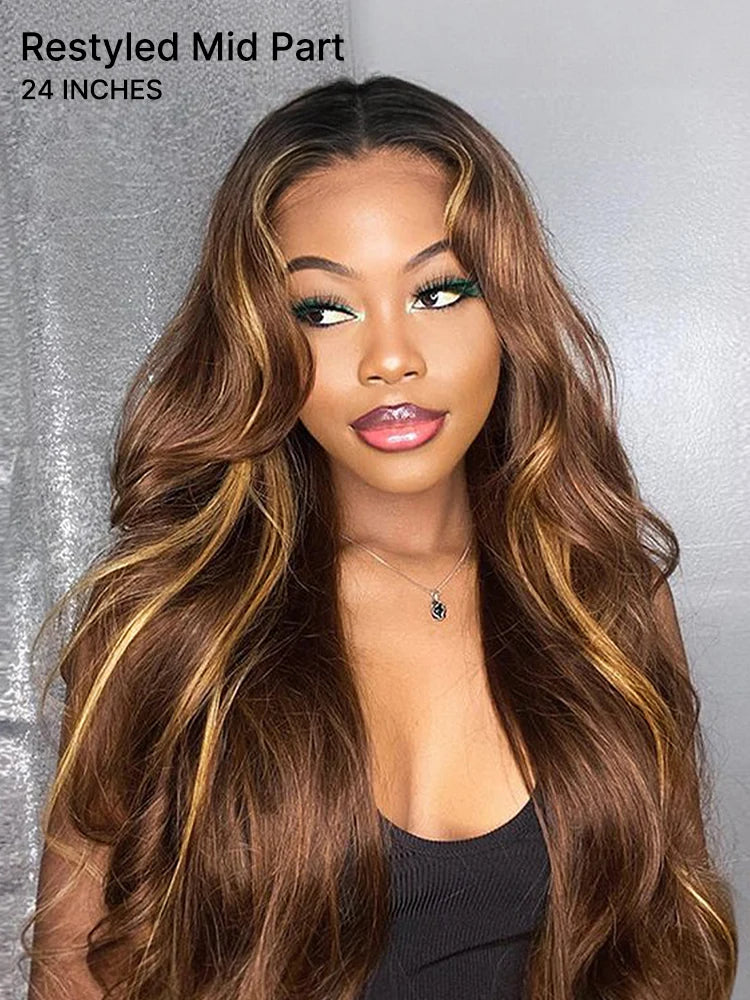 MYA All-Day Comfort™ Wig 180% Density Honey Golden Blonde Loose Body Wave 7x6 Closure HD Lace Human Hair Wig Pre-Cut Lace6