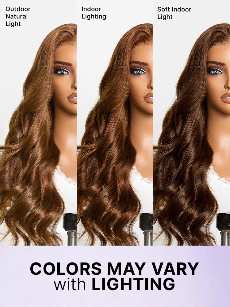 MYA All Day Curl Hold Honey Chestnut Brown 180% Density Loose Wave 7x6 Closure HD Lace Glueless Wig Pre-Cut Lace3